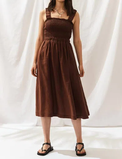 Shop Sancia Setrella Dress In Chocolate In Brown