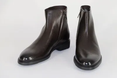 Pre-owned Hugo Boss Chelsea Boots, Mod. Firstclass_zipb_grwm, Size 42 / Uk 8 / Us 9 In Brown
