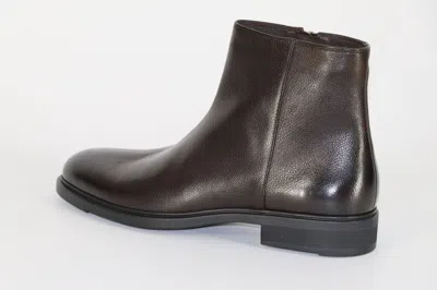 Pre-owned Hugo Boss Chelsea Boots, Mod. Firstclass_zipb_grwm, Size 42 / Uk 8 / Us 9 In Brown