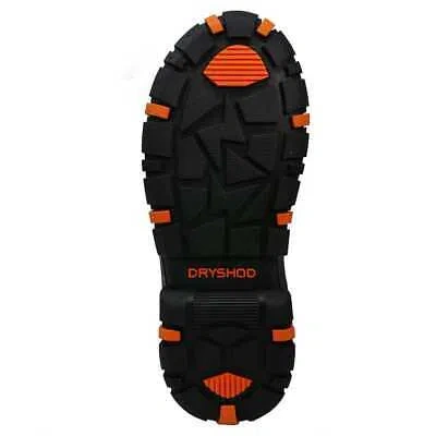 Pre-owned Dryshod Megatar Black/orange Size 8 Boots Meg-mh-bk-m08