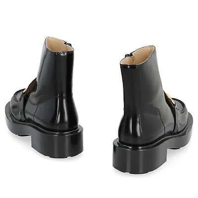 Pre-owned Bottega Veneta Monsieur Ankle Boots In Black