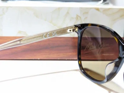 Pre-owned Maui Jim Isola Tortoise Tan Arms / Hcl Bronze Polarized Sunglasses Mj821-10e