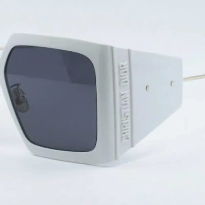 Pre-owned Dior Solar S1u 95a0 Ivory/smoke 59-16-135 Sunglasses In Gray