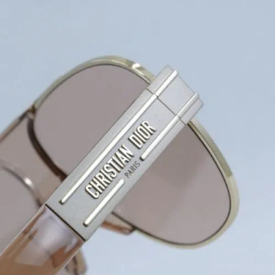 Pre-owned Dior Signature A3u B0l0 Gold / Pink 61-13-140 Sunglasses