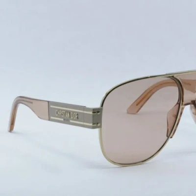 Pre-owned Dior Signature A3u B0l0 Gold / Pink 61-13-140 Sunglasses