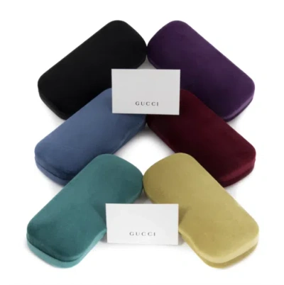 Pre-owned Gucci Gg1571s-004 Green Sunglasses In Blue