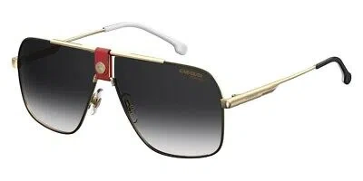 Pre-owned Carrera 1018/s Sunglasses Unisex 0y11 Gold Red Aviator 63mm & Authentic In Gray