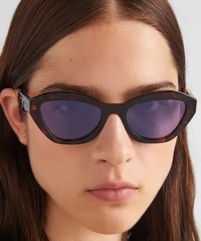 Pre-owned Oliver Peoples Brand 2024 Prada Women Sunglasses Pr A02s 17n-50b Authentic Italy Frame Case In Purple