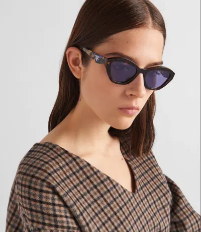 Pre-owned Oliver Peoples Brand 2024 Prada Women Sunglasses Pr A02s 17n-50b Authentic Italy Frame Case In Purple