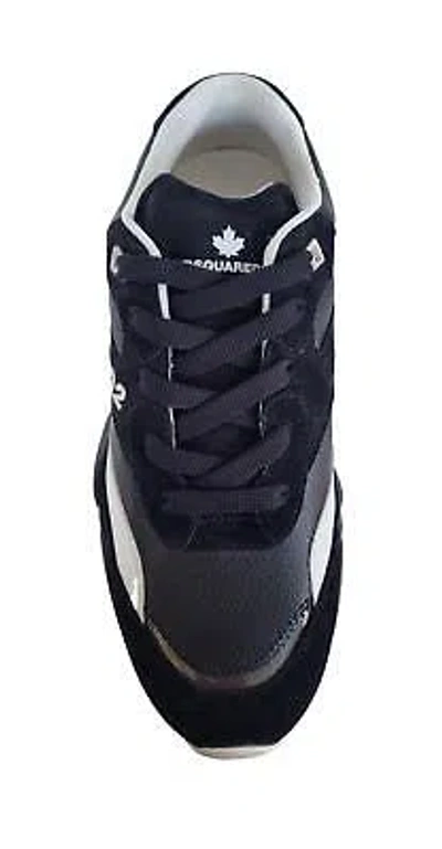 Pre-owned Dsquared2 Men's Shoes Sneakers Free M063 Black And White