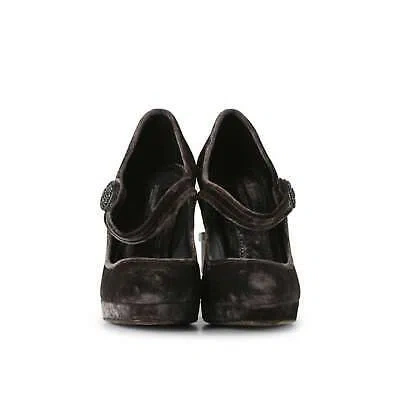 Pre-owned Dolce & Gabbana Mary Janes Pumps In Gray