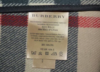 Pre-owned Burberry Womens Check Hooded Duffle Coat Jacket Us 10 Eu 44 In Black