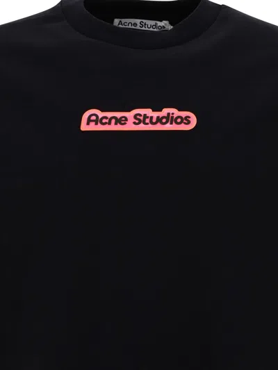 Shop Acne Studios Black Cotton T-shirt
