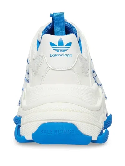 Shop Adidas X Balenciaga Triple S Sneakers In White