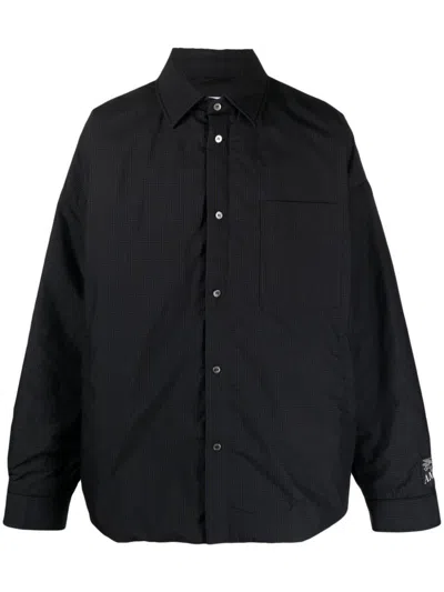Shop Ambush Padded Overshirt In Black