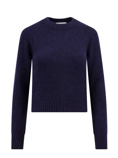 Shop Ami Alexandre Mattiussi Ami Paris Sweaters In Blue