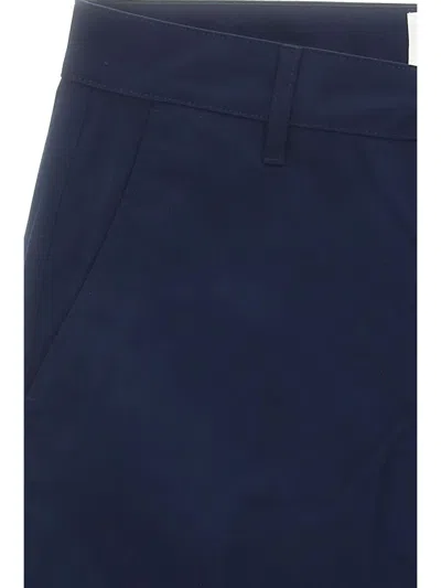 Shop Ami Alexandre Mattiussi Ami Paris Cotton Trousers In Blue