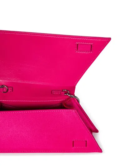 Shop Amina Muaddi Handbags. In Pink