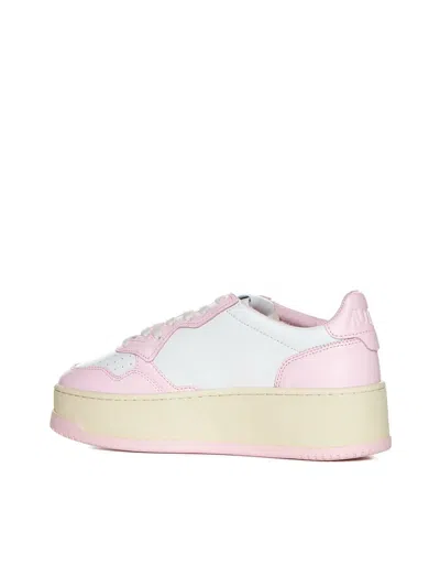 Shop Autry Sneakers In Wht Blushing Bride
