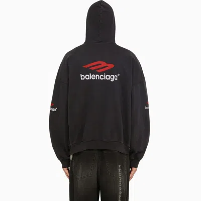 Shop Balenciaga Sweatshirt With Logo In Black