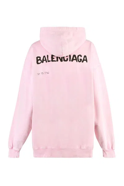 Shop Balenciaga Sweatshirt In Pink