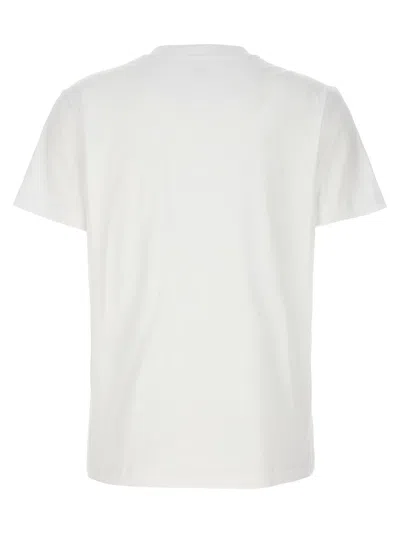 Shop Bally Logo Organic Cotton T-shirt In White