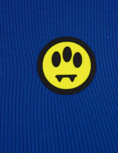 Shop Barrow Crop Top With Logo In Blue