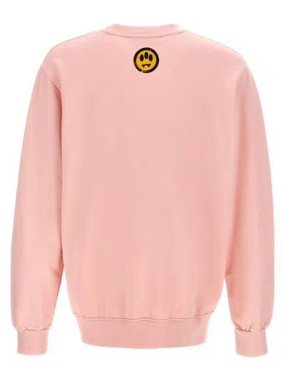 Shop Barrow Logo Print Sweatshirt In Pink