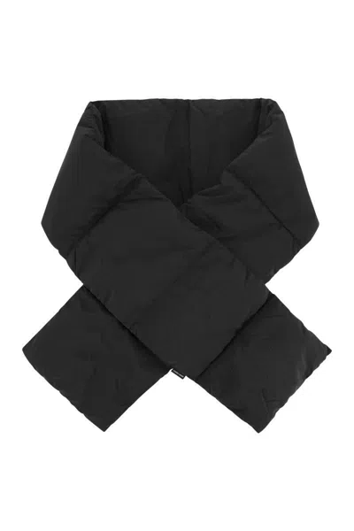 Shop Canada Goose Padded Scarf In Black