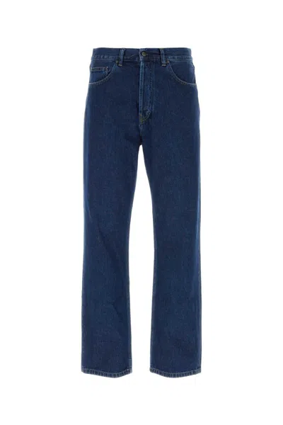 Shop Carhartt Wip Jeans In Bluestonewashed