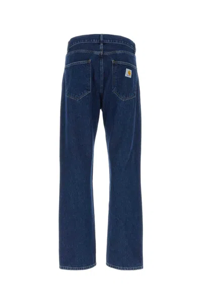 Shop Carhartt Wip Jeans In Bluestonewashed