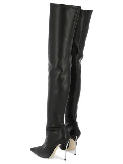 Shop Casadei "lab" Boots In Black