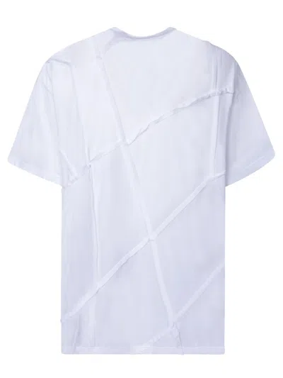 Shop Comme Des Garçons Homme Deux Comme Des Garçons Homme Plus White Cotton T-shirt