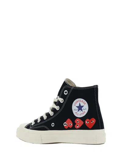 Shop Comme Des Garçons Play Converse X  - Chuck 70 High-top Sneakers In Black