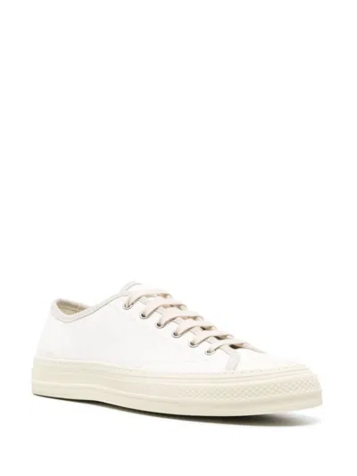 Shop Common Projects Tournament Canvas Sneakers In White