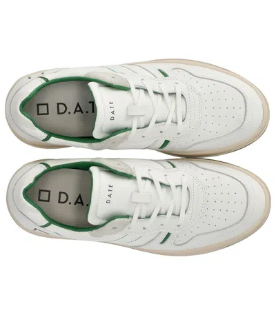 Shop Date D.a.t.e.  Court 2.0 Nylon White Green Sneaker