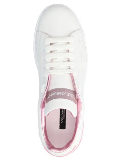 Shop Dolce & Gabbana 'portofino' Sneakers In Pink