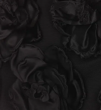 Shop Dolce & Gabbana Black Cotton Blend Miniskirt