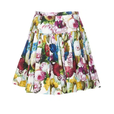 Shop Dolce & Gabbana Skirts In Multicolour