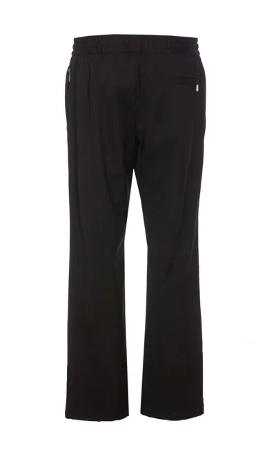 Shop Dolce & Gabbana Tecno Drawstring Trousers In Black