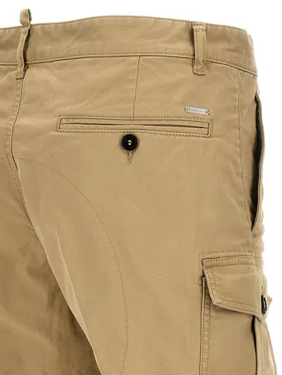 Shop Dsquared2 'sexy Cargo' Pants In Beige