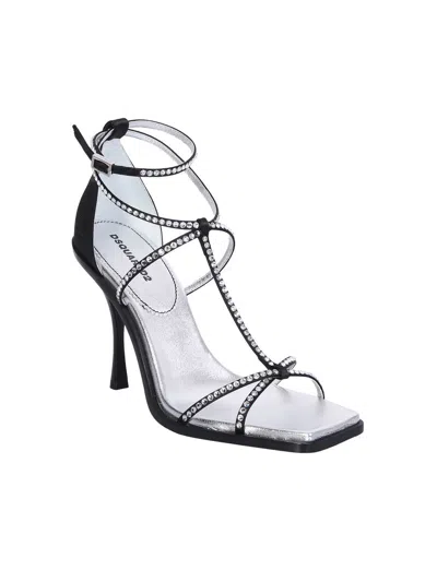Shop Dsquared2 Shoes In Black/silver