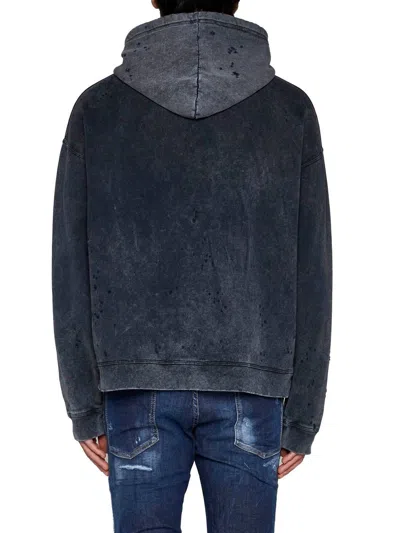 Shop Dsquared2 Sweaters In Charcoal-orange