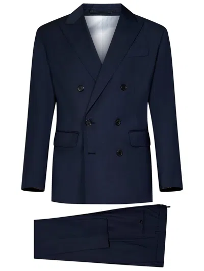 Shop Dsquared2 Suit In Blue