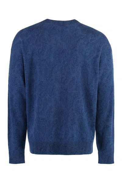 Shop Etro Knitwear In Blue