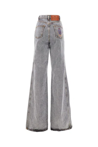 Shop Etro Jeans Grey