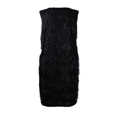 Shop Fabiana Filippi Lurex Fil Coupé Dress In Black