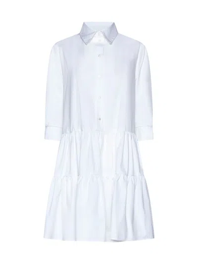 Shop Fabiana Filippi Dresses In White