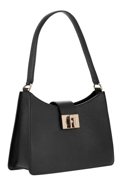 Shop Furla Black 1927 Small Shoulder Bag