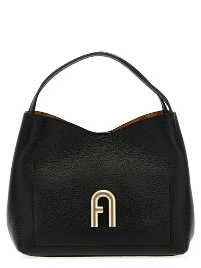 Shop Furla 'primula S' Handbag In Black